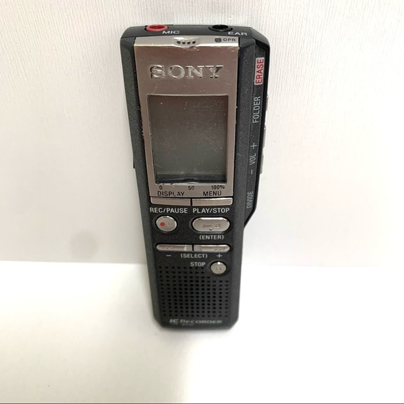 Rare Sony ICD P-210 Digital IC Voice Recorder With Original Disc & USB - Picture 3 of 6